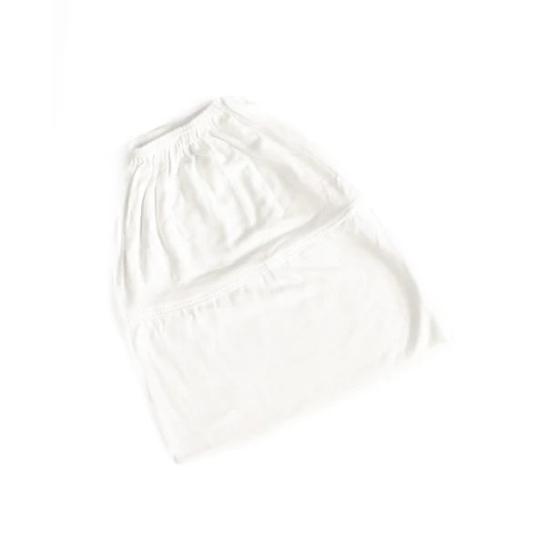 Beanie Hijab Cap – High Quality Bamboo Jersey - Milky White