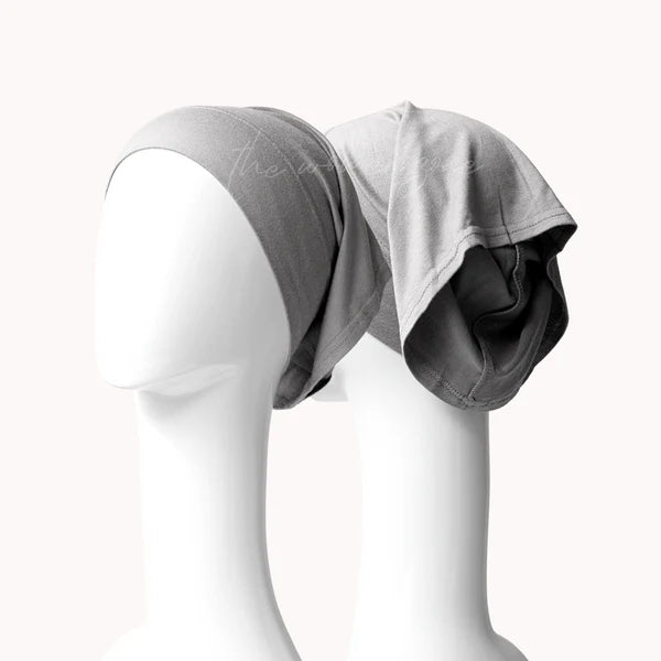 Bonnet Hijab Cap – Bamboo Jersey - Purple