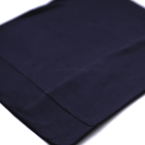 Bonnet Hijab Cap – Bamboo Jersey - Dark Navy