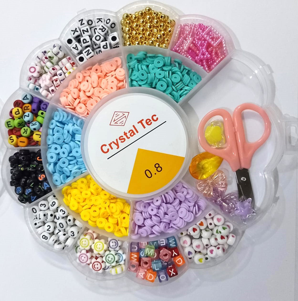 DIY Bracelet Kit – Flower Box Beads Jewelry Making Set for Girls & Kids