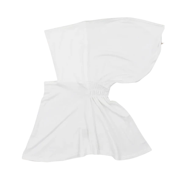 Full Coverage Undercap (Elastic) – Bamboo Jersey Hijab Cap - White