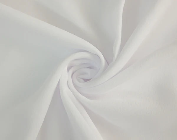 Basic Georgette Hijab – White
