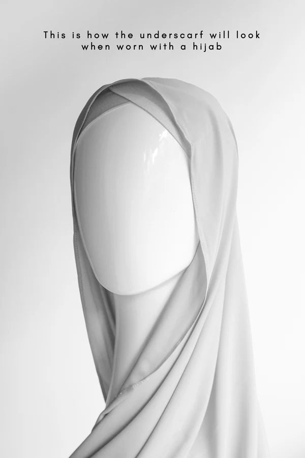 Malaysian Criss-Cross Hijab Cap – Breathable Jersey Undercap - Pastel Pink