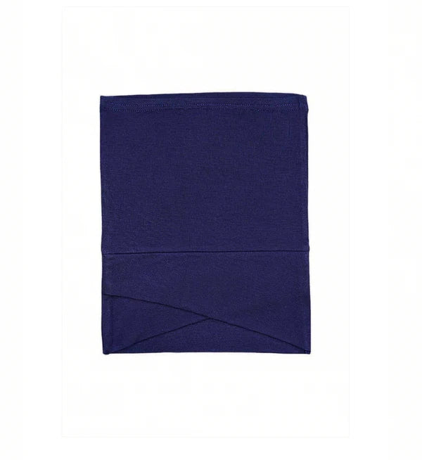 Malaysian Criss-Cross Hijab Cap – Breathable Jersey Undercap - Navy Blue