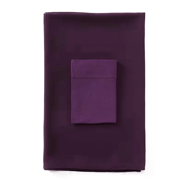 Matching Georgette Hijab & Cap Set – Chiffon Scarf with Bamboo Jersey Undercap - Purple