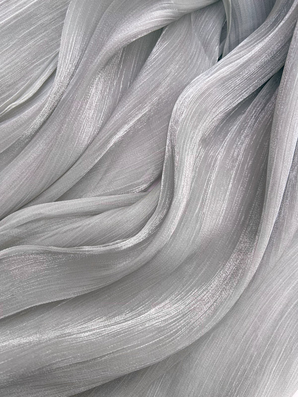 Moondust – Silky Organza - Silver Gray