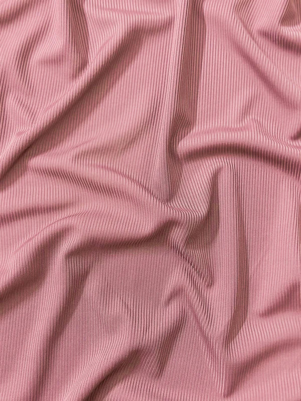 Ribbed Jersey Luxe - UK Quality - Pink