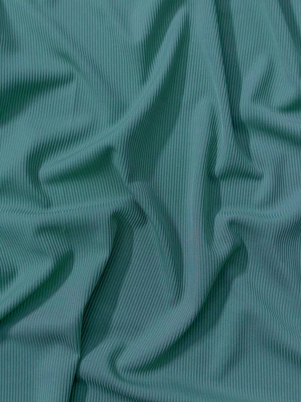 Ribbed Jersey Luxe - UK Quality - Turquoise