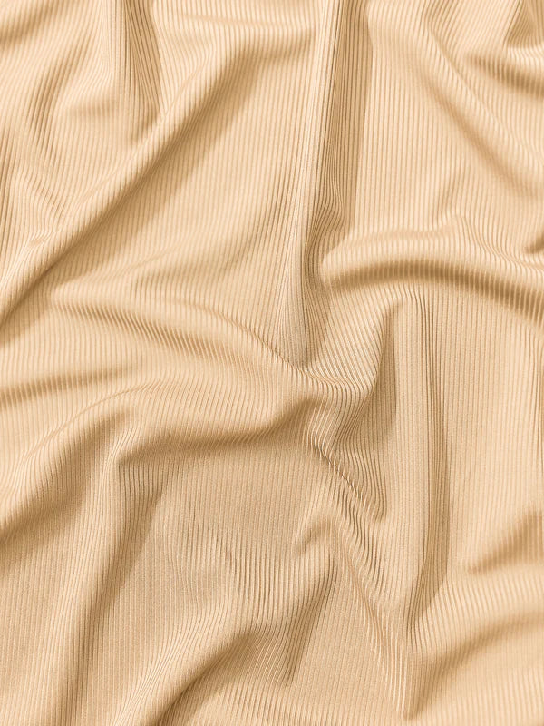 Ribbed Jersey Luxe - UK Quality - Cream