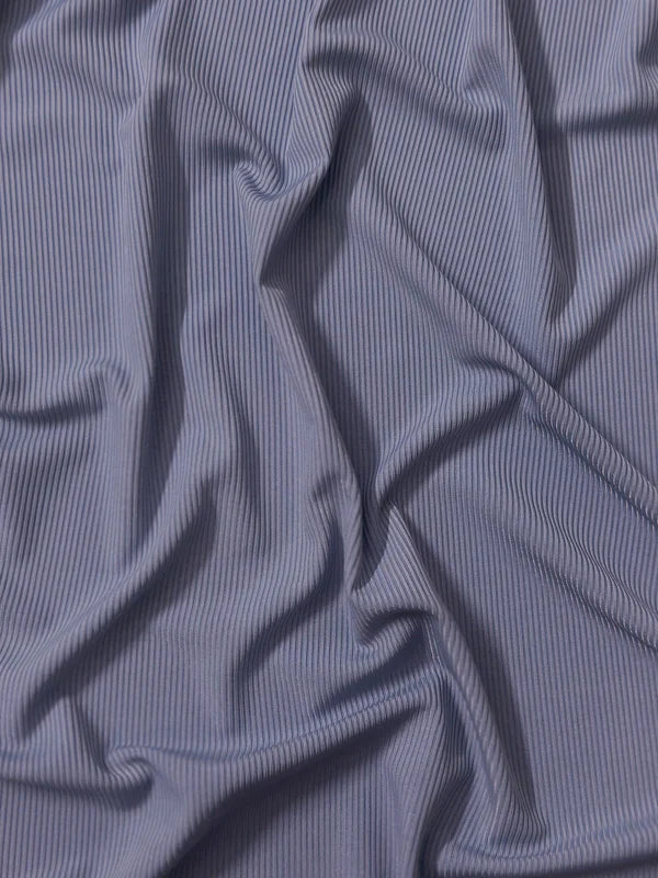 Ribbed Jersey Luxe - UK Quality - Light Denim