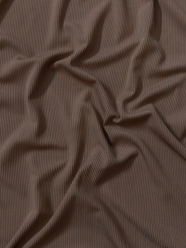 Ribbed Jersey Luxe - UK Quality - Light Mink