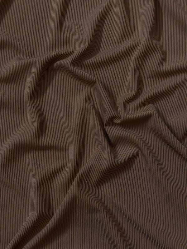Ribbed Jersey Luxe - UK Quality - Mink