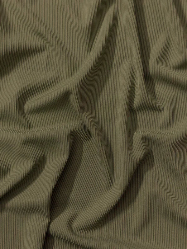Ribbed Jersey Luxe - UK Quality - Sage