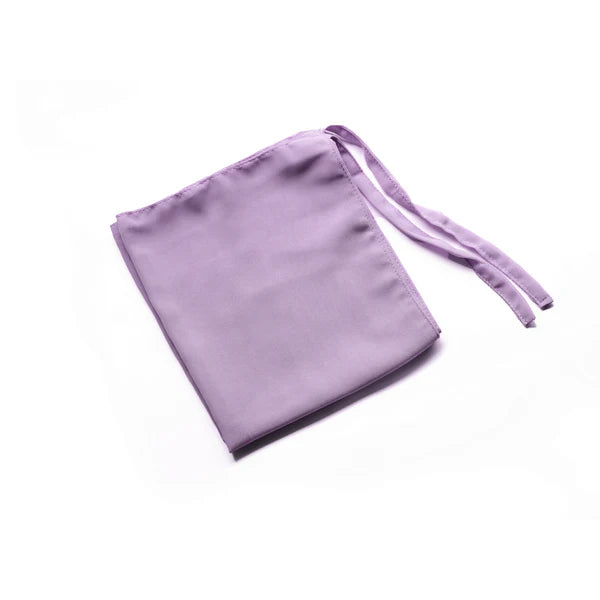 Georgette Tie-back Niqab – Half Niqab with Adjustable Straps - Dusty Purple