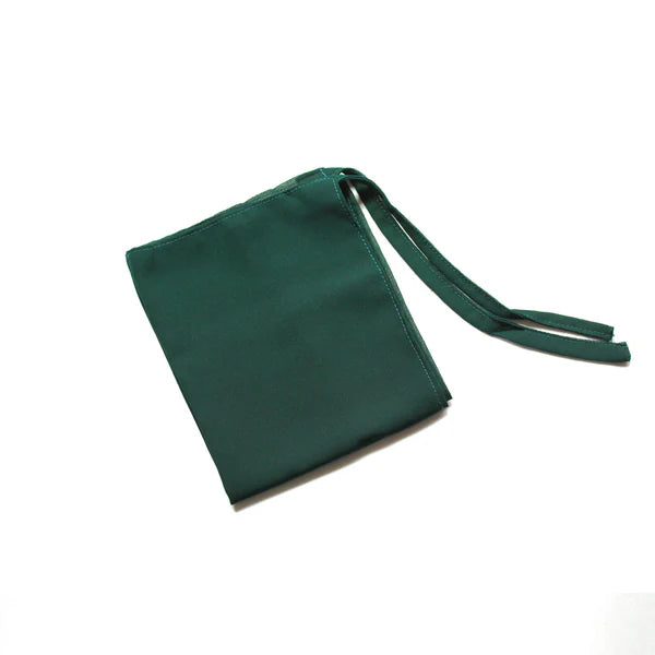 Georgette Tie-back Niqab – Half Niqab with Adjustable Straps - Emerald