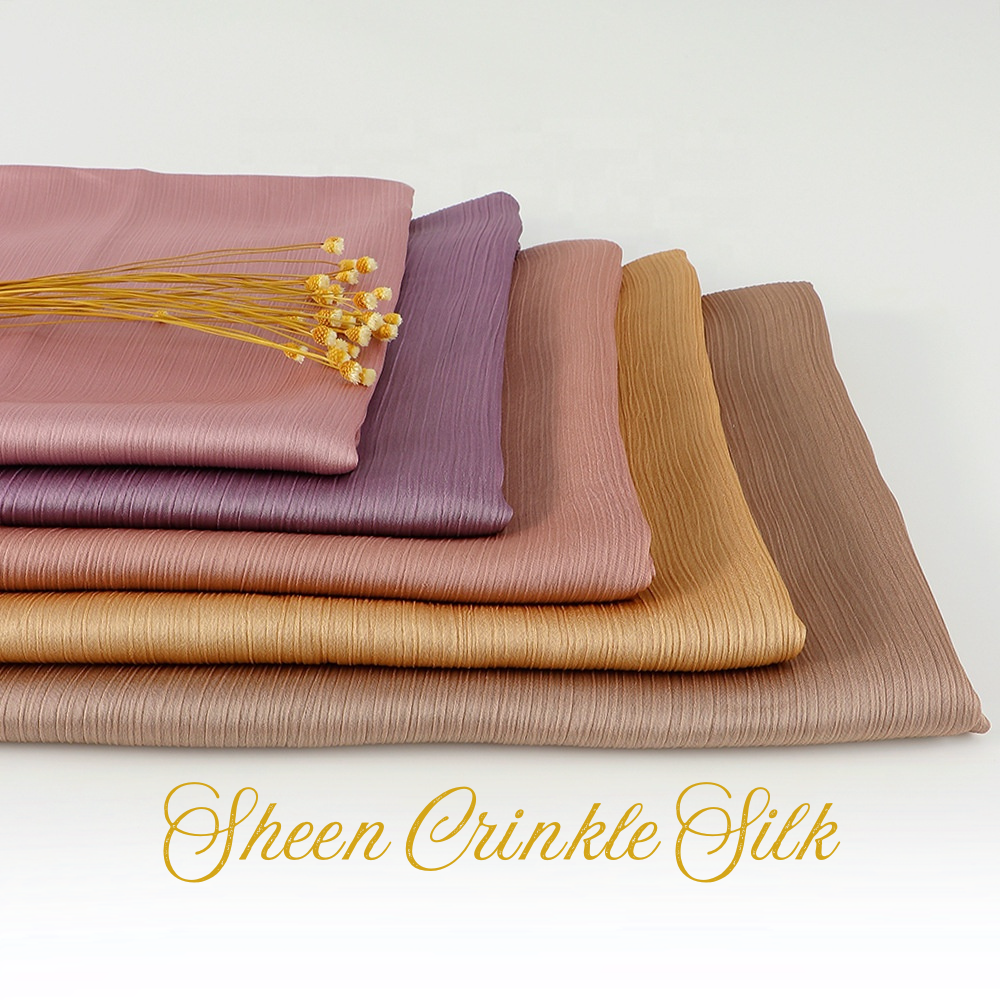 Sheen Crinkle Silk