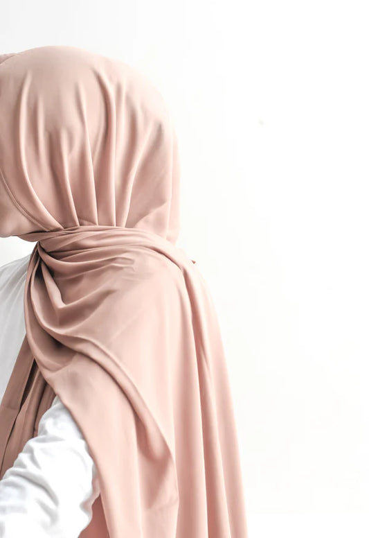 Arabic Sheila – Premium Chiffon Hijab - Bare Beige