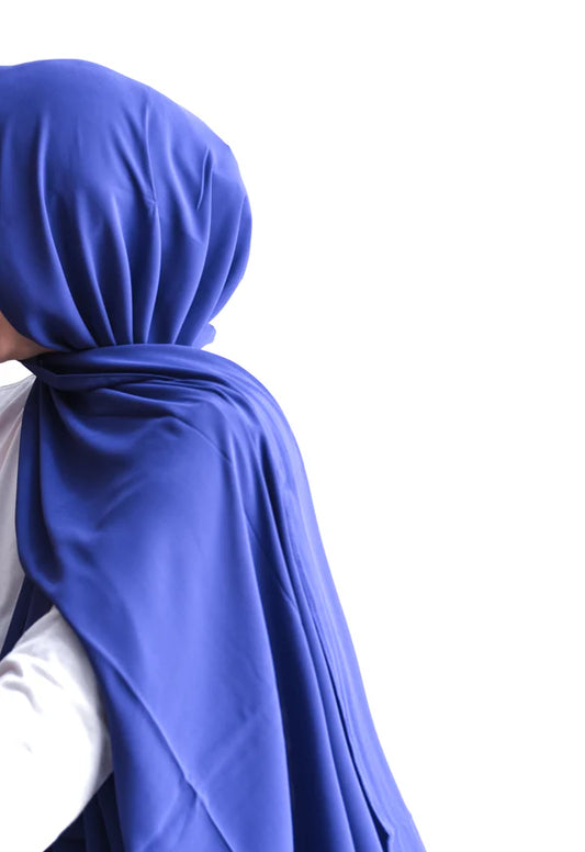 Arabic Sheila – Premium Chiffon Hijab - Royal Blue
