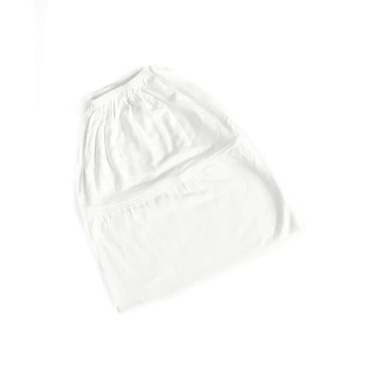 Beanie Hijab Cap – High Quality Bamboo Jersey - White