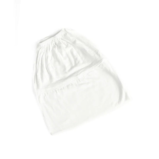 Beanie Hijab Cap – High Quality Bamboo Jersey - White