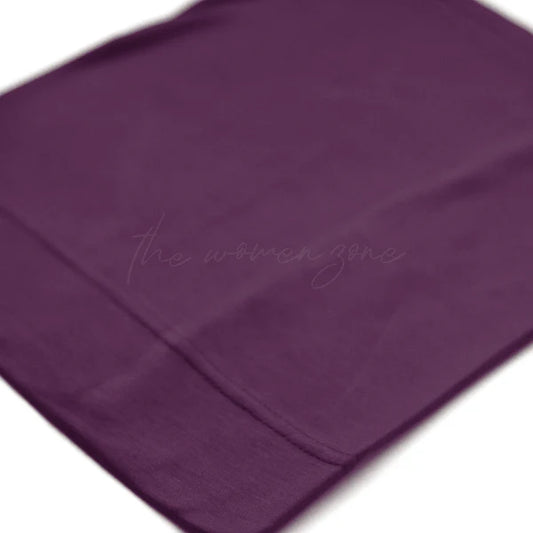Bonnet Hijab Cap – Bamboo Jersey - Berry