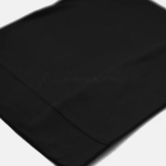 Bonnet Hijab Cap – Bamboo Jersey - Black