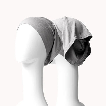 Bonnet Hijab Cap – Bamboo Jersey - Rose Beige