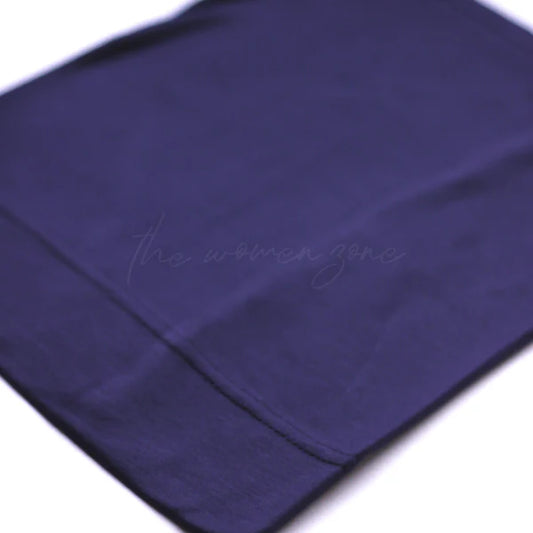 Bonnet Hijab Cap – Bamboo Jersey - Navy Blue