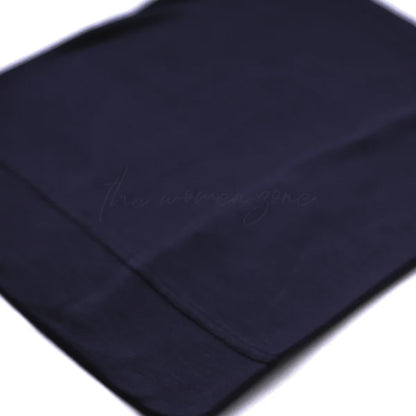 Bonnet Hijab Cap – Bamboo Jersey - Dark Navy