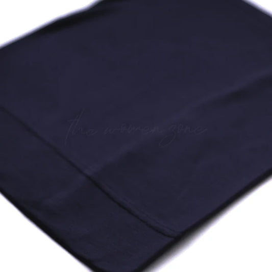 Bonnet Hijab Cap – Bamboo Jersey - Dark Navy