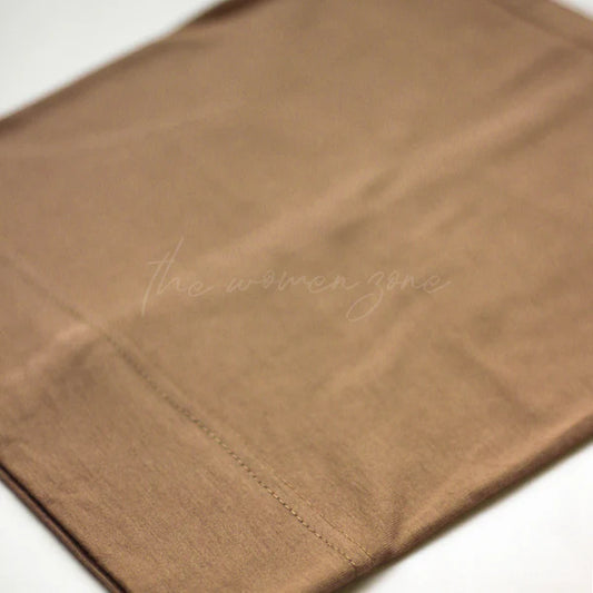 Bonnet Hijab Cap – Bamboo Jersey - Tan