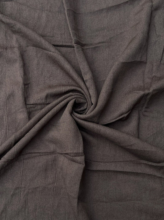 Cotton Crush Hijab – Dark Gray