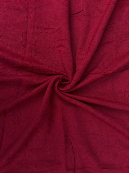 Cotton Crush Hijab – Textured Viscose Lawn Scarf | 70+ Colors Available | 70x30 Inches