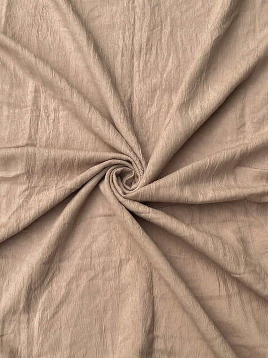 Cotton Crush Hijab – Taupe