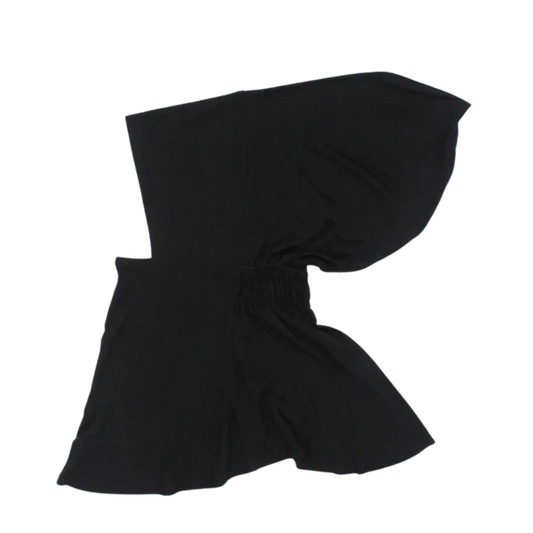 Full Coverage Undercap (Elastic) – Bamboo Jersey Hijab Cap - Black