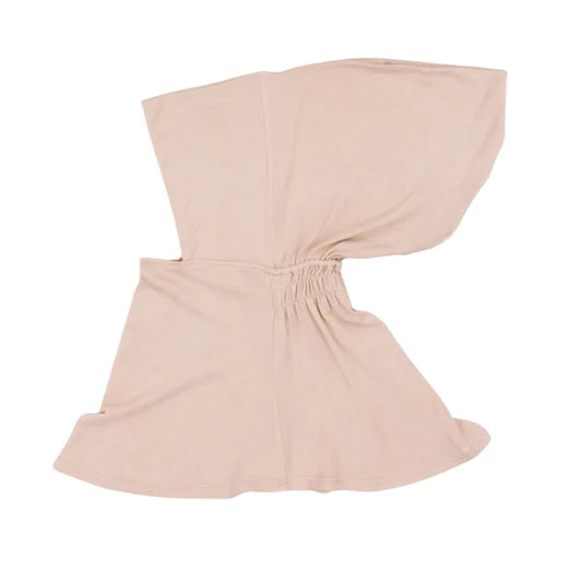 Full Coverage Undercap (Elastic) – Bamboo Jersey Hijab Cap - English Beige