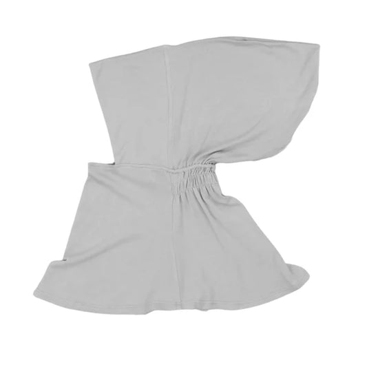 Full Coverage Undercap (Elastic) – Bamboo Jersey Hijab Cap - Light Gray