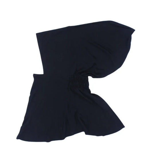 Full Coverage Undercap (Elastic) – Bamboo Jersey Hijab Cap - Navy Blue