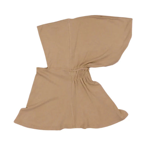 Full Coverage Undercap (Elastic) – Bamboo Jersey Hijab Cap - Tan