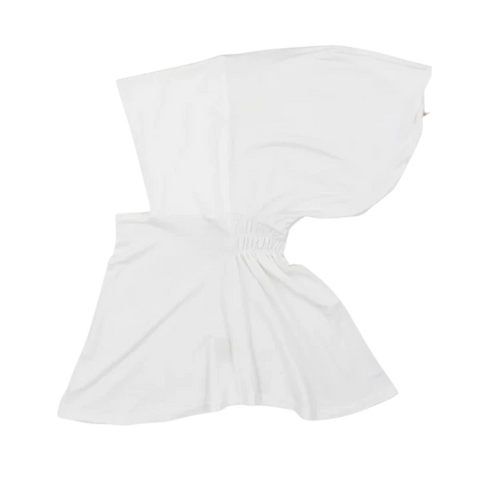 Full Coverage Undercap (Elastic) – Bamboo Jersey Hijab Cap - White
