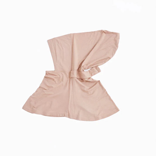 Full Coverage Undercap (Tie-Back) – Bamboo Jersey Hijab Cap - English Beige