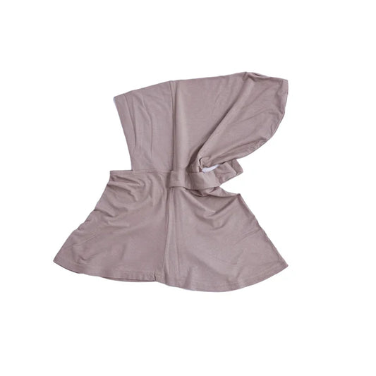 Full Coverage Undercap (Tie-Back) – Bamboo Jersey Hijab Cap - Froth
