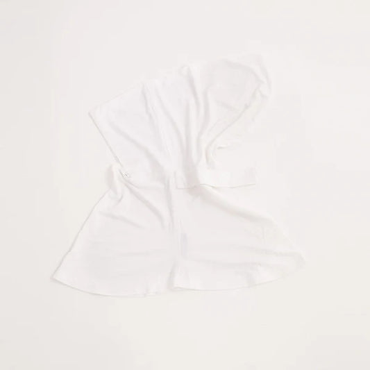Full Coverage Undercap (Tie-Back) – Bamboo Jersey Hijab Cap - Milky White