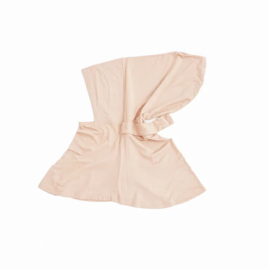 Full Coverage Undercap (Tie-Back) – Bamboo Jersey Hijab Cap - Skin