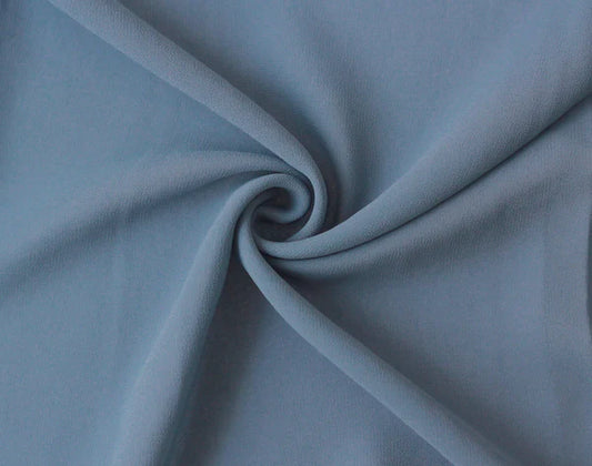 Basic Georgette Hijab – Smoked Blue