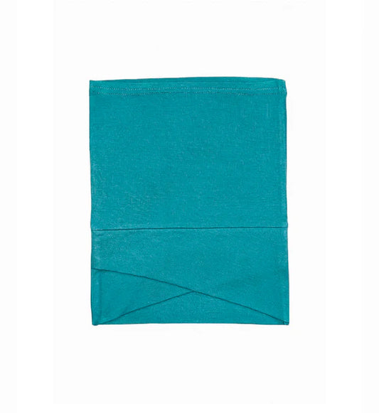 Malaysian Criss-Cross Hijab Cap – Breathable Jersey Undercap - Aqua