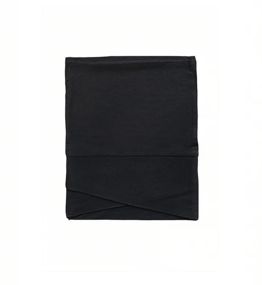 Malaysian Criss-Cross Hijab Cap – Breathable Jersey Undercap - Black