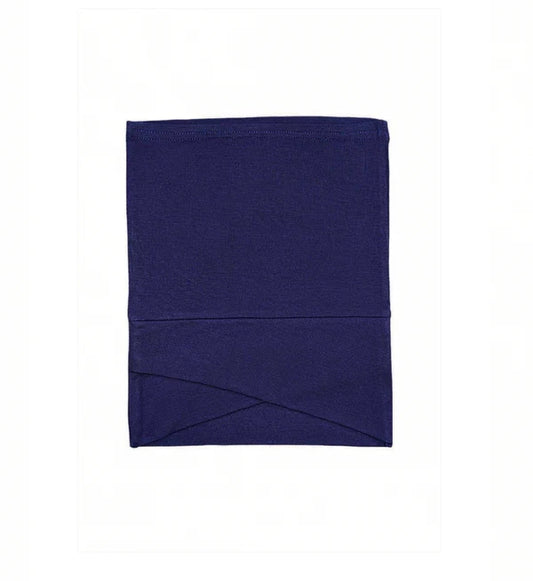 Malaysian Criss-Cross Hijab Cap – Breathable Jersey Undercap - Navy Blue