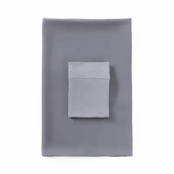 Matching Georgette Hijab & Cap Set – Chiffon Scarf with Bamboo Jersey Undercap - Gray