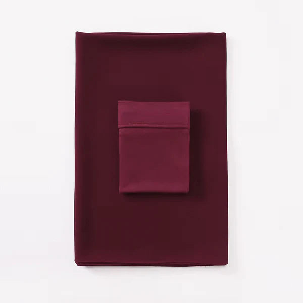 Matching Georgette Hijab & Cap Set – Chiffon Scarf with Bamboo Jersey Undercap - Maroon